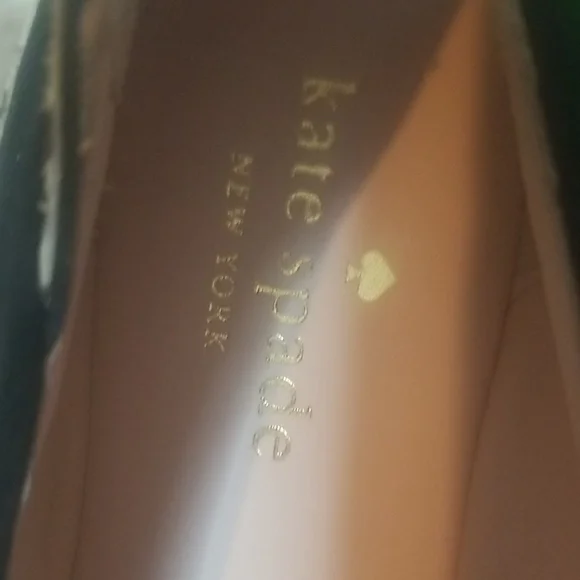 Kate Spade Black and Tan Flats with Metallic Embellishments - Picture 8 of 8